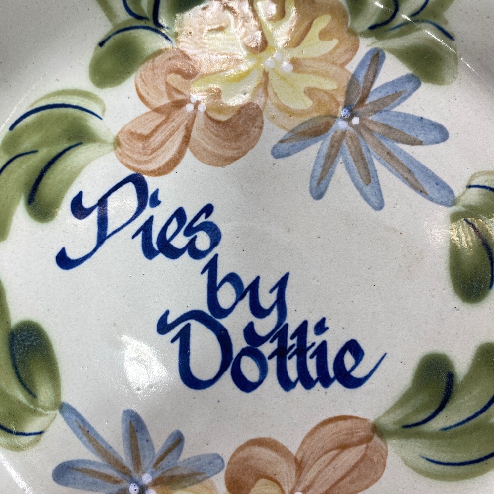 Louisville Stoneware Pies by Dottie Ceramic Pie Plate Hand Painted Farmhouse